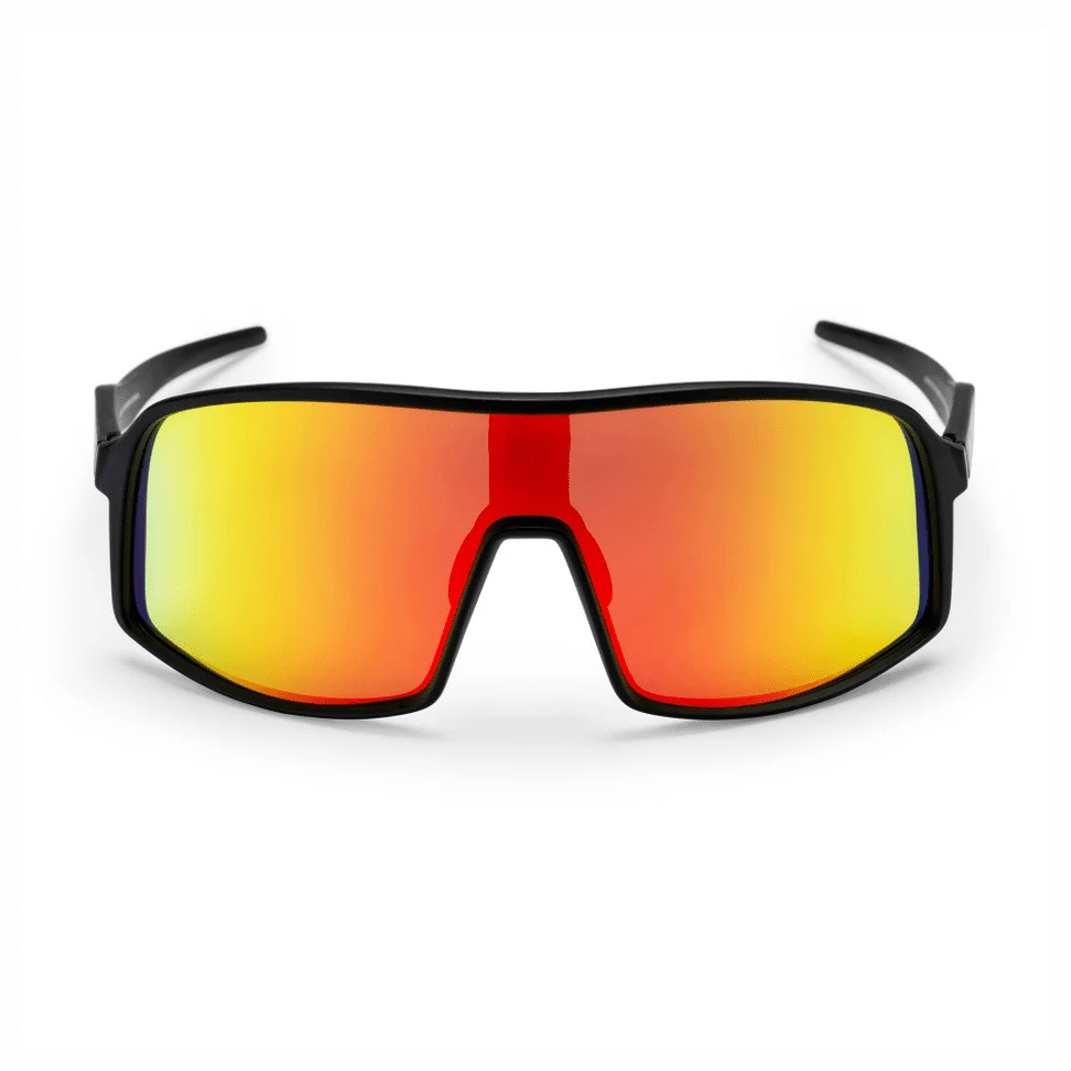 CHPO Bril Henke Zwart/Rood Spiegel