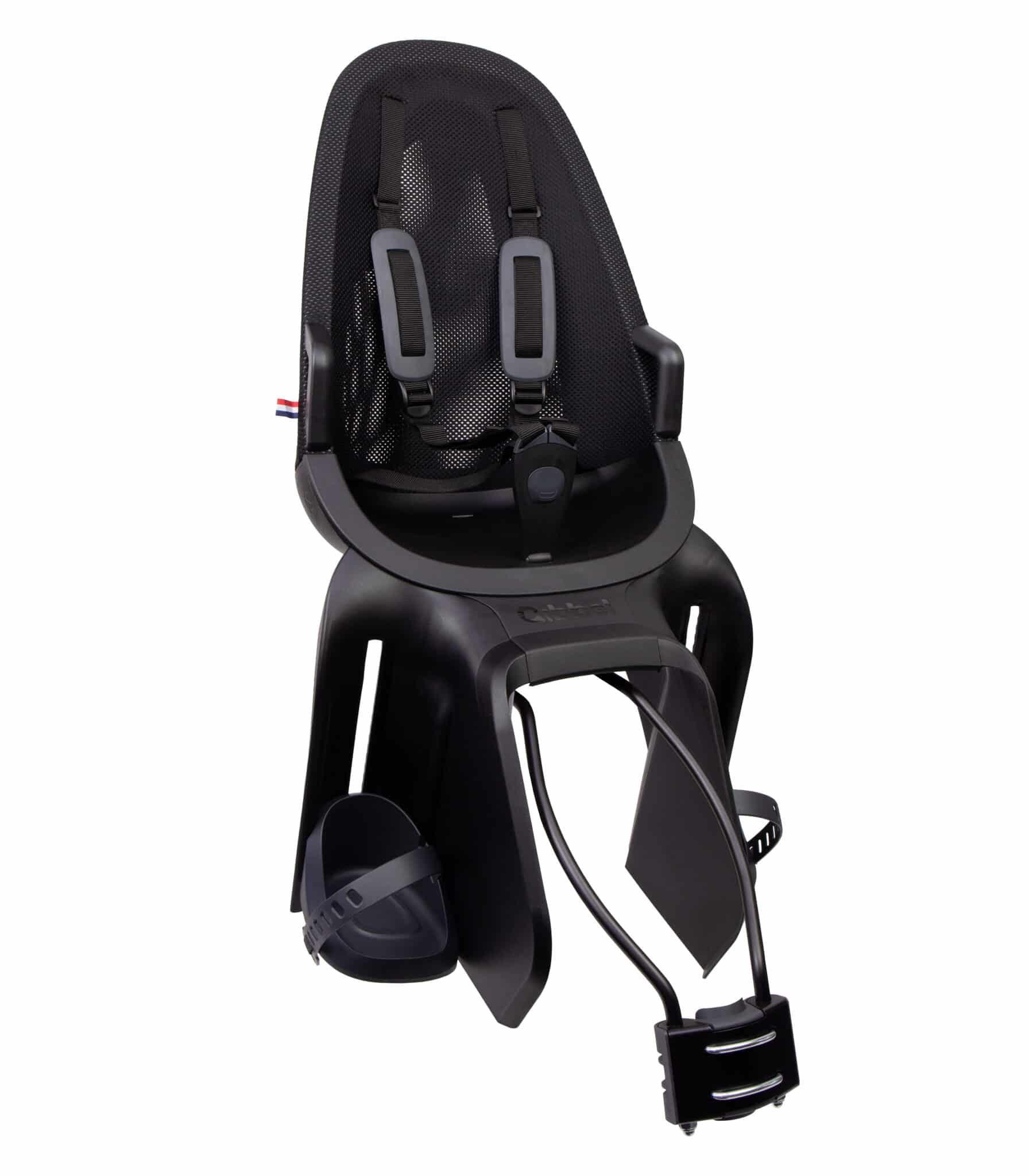 Qibbel Achterzitje Air Frame Bevestiging Middernacht Zwart