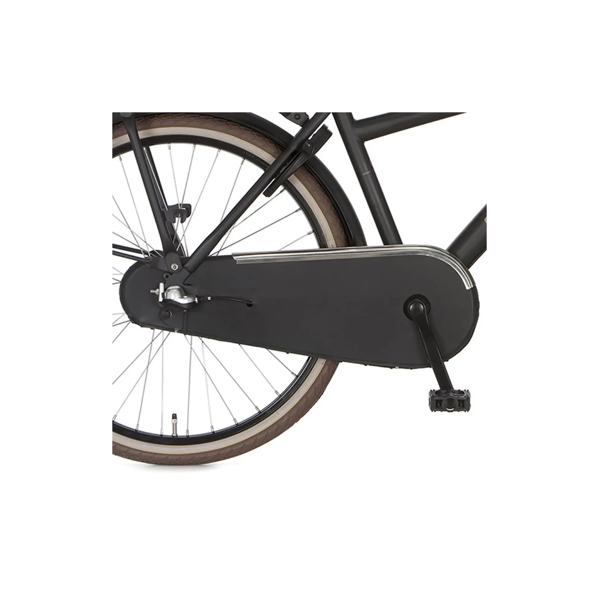 Cortina kettingkast lakdoek 26 U4 jet black matt