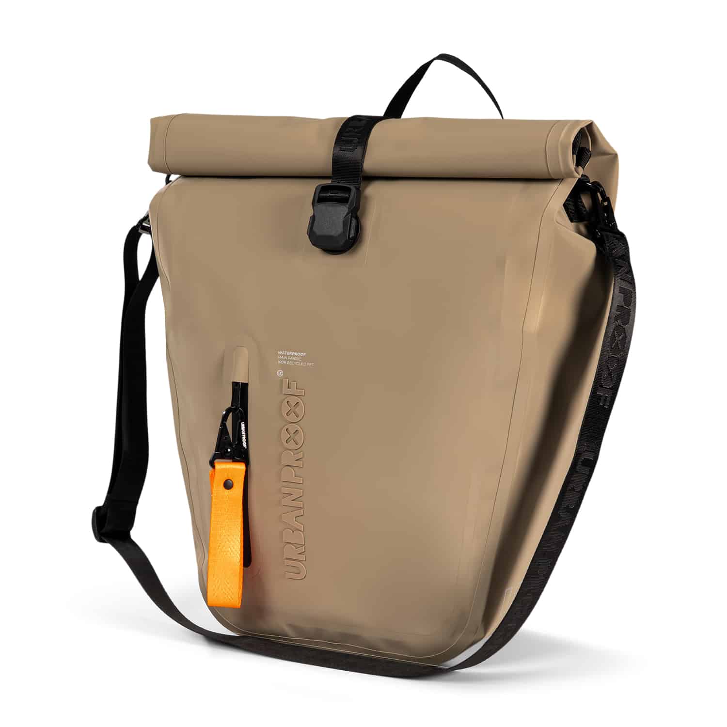 Urban Proof Fietstas Enkel Storm Recycled Sand 20L