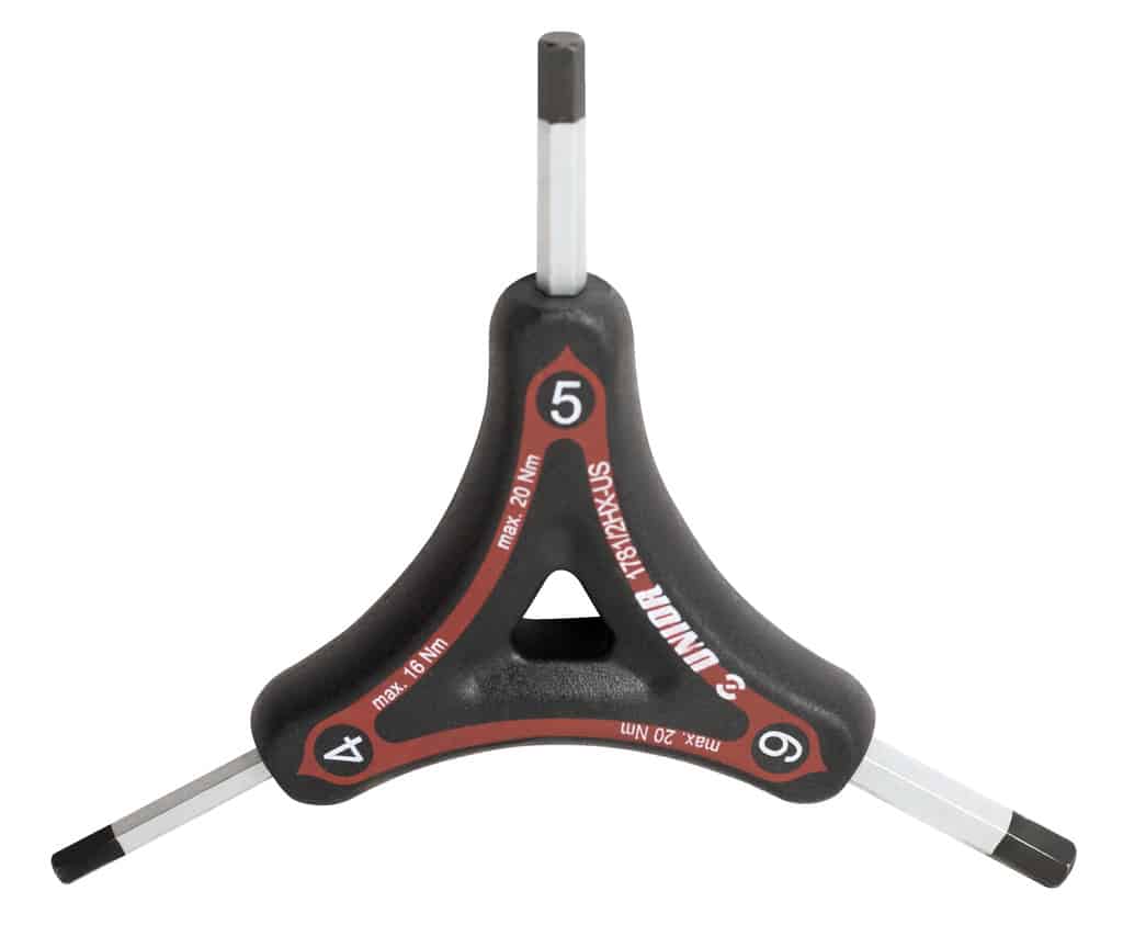 Unior Y-sleutel Inbus 2/2,5/3 Mm
