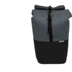 New Looxs Fietstas Dubbel Nyborg Grijs/zwart MIK 2.0 34L