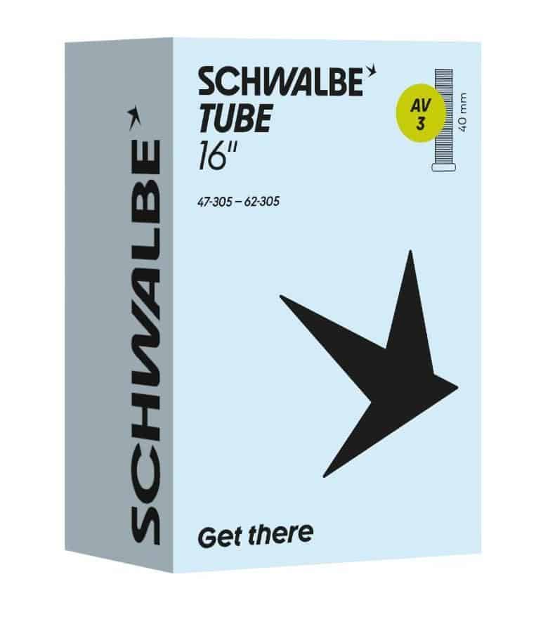 Schwalbe Binnenband AV3 16 Inch 47/62-305 Autoventiel 40mm