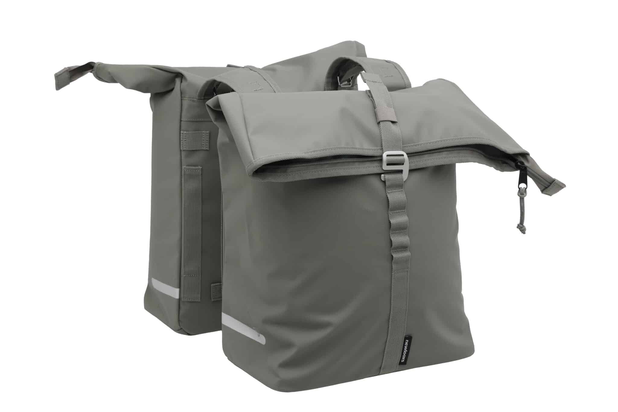 New Looxs Fietstas Dubbel Cantos Groen 36L