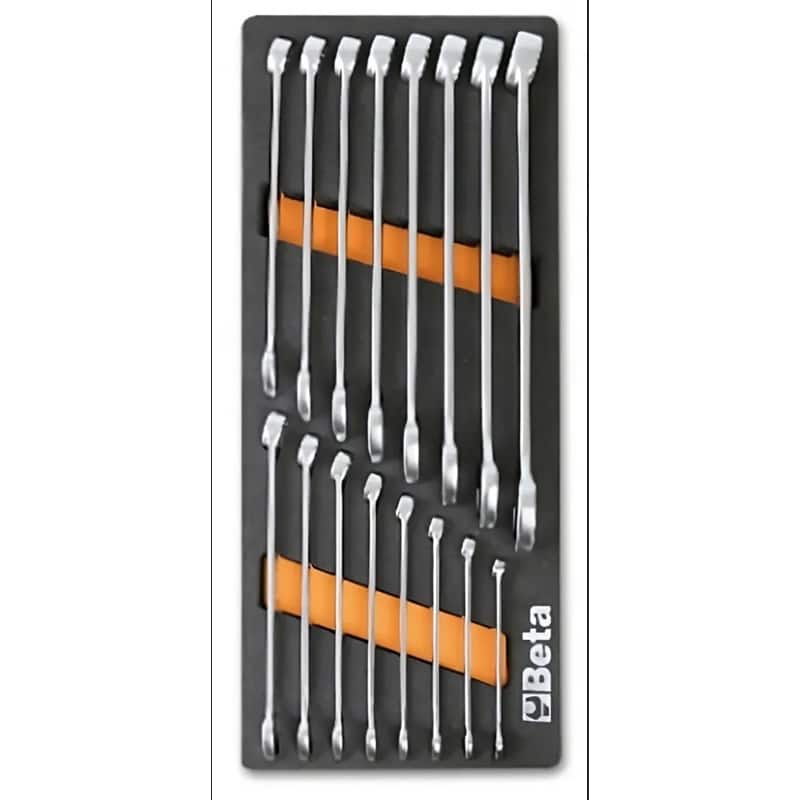 Beta Steek/Ringsleutel Set 16-delig met Zachte Inlay 6-22mm