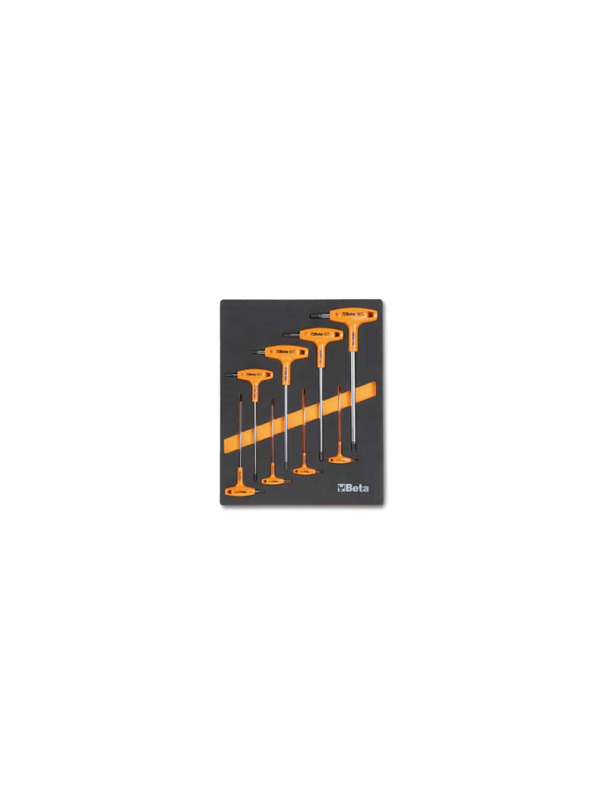 Beta Inbussleutelset T Handvat 8-delig met Zachte Inlay M50