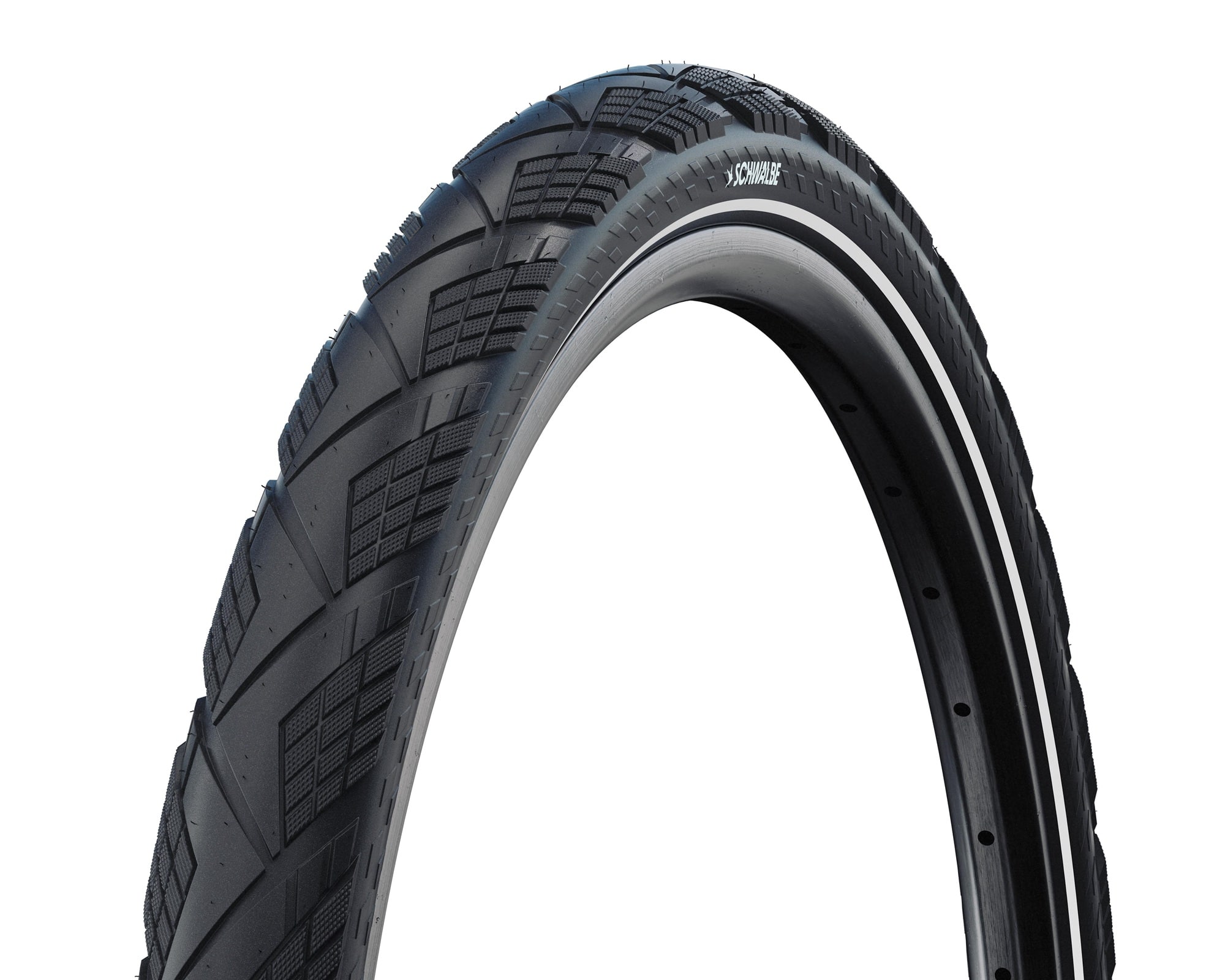 Schwalbe Buitenband Marathon Efficiency Pro 60-584 Zwart Reflectie Vouwband TLR