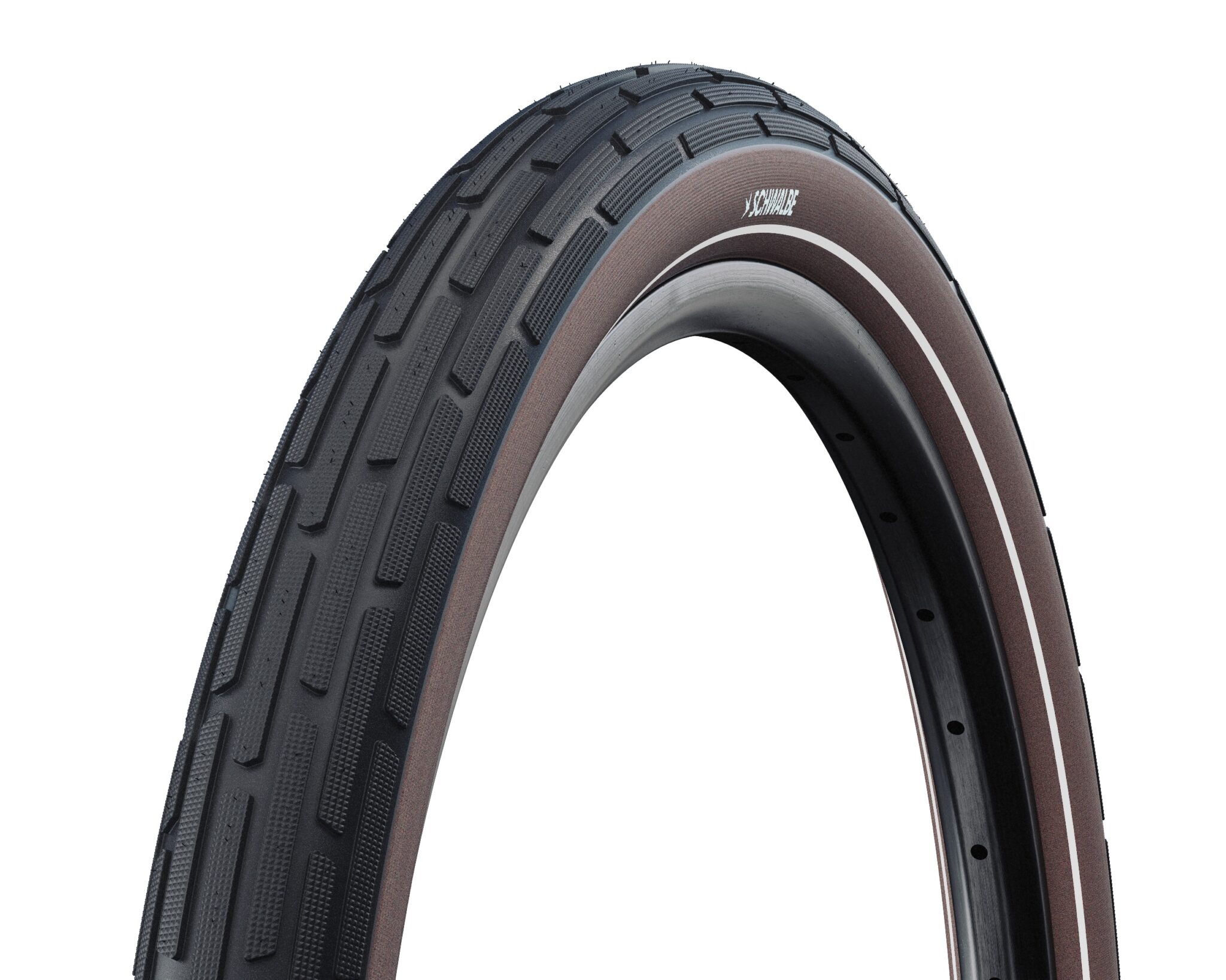 Schwalbe Buitenband Motion Fat Frank K-Guard 50-622 Zwart/Coffee Reflectie
