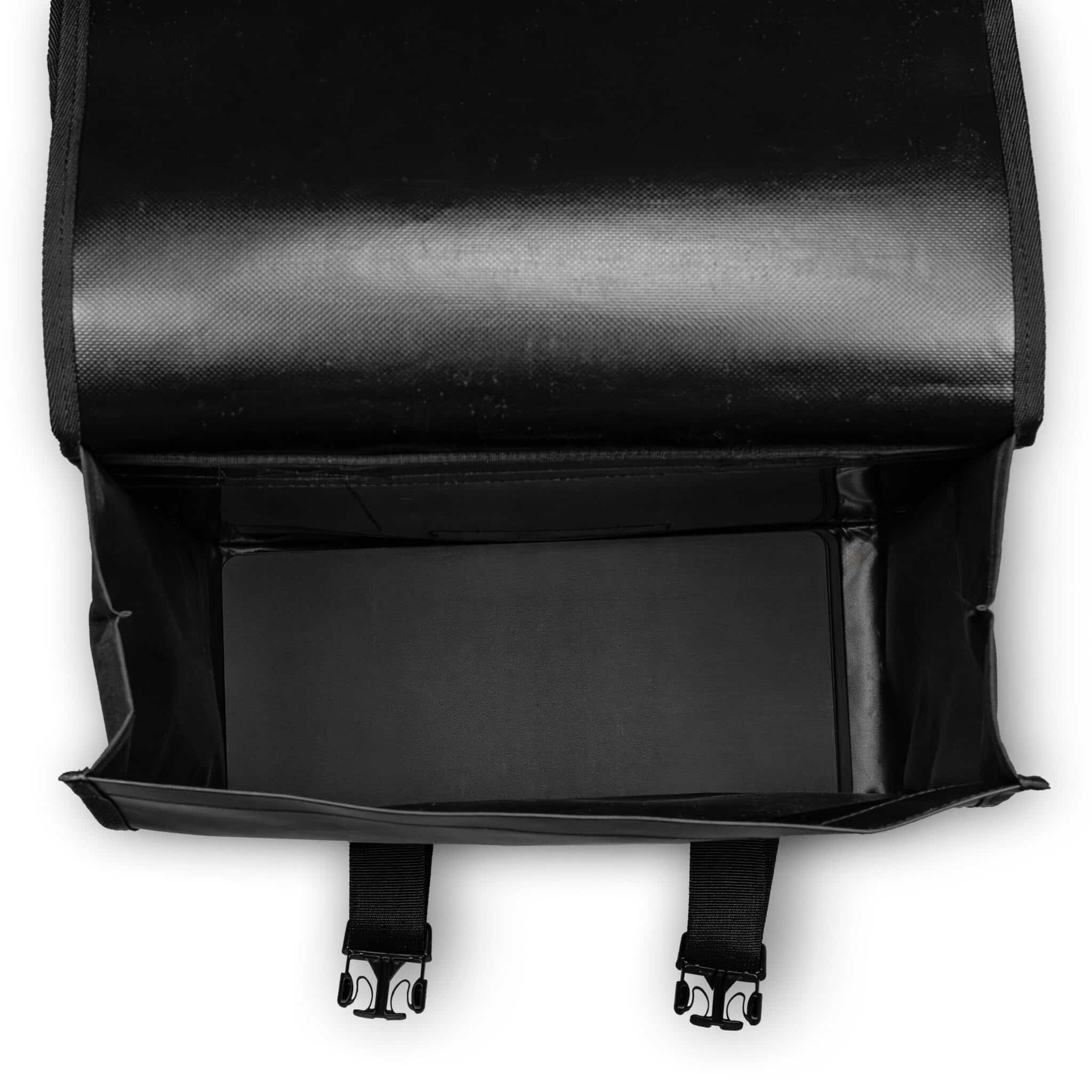 Craved Dubbele Fietstas Flow – Zwart – 38 Liter