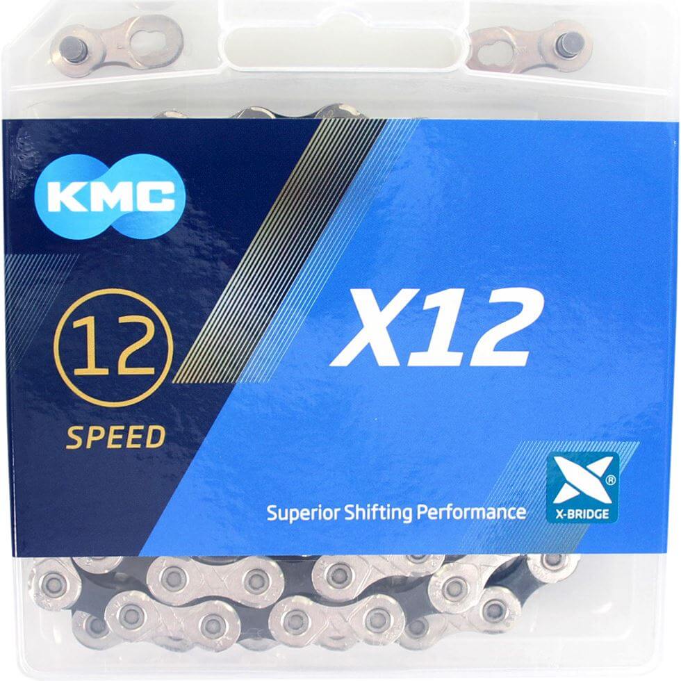 KMC Ketting X12 Zilver/Zwart 126 Schakels