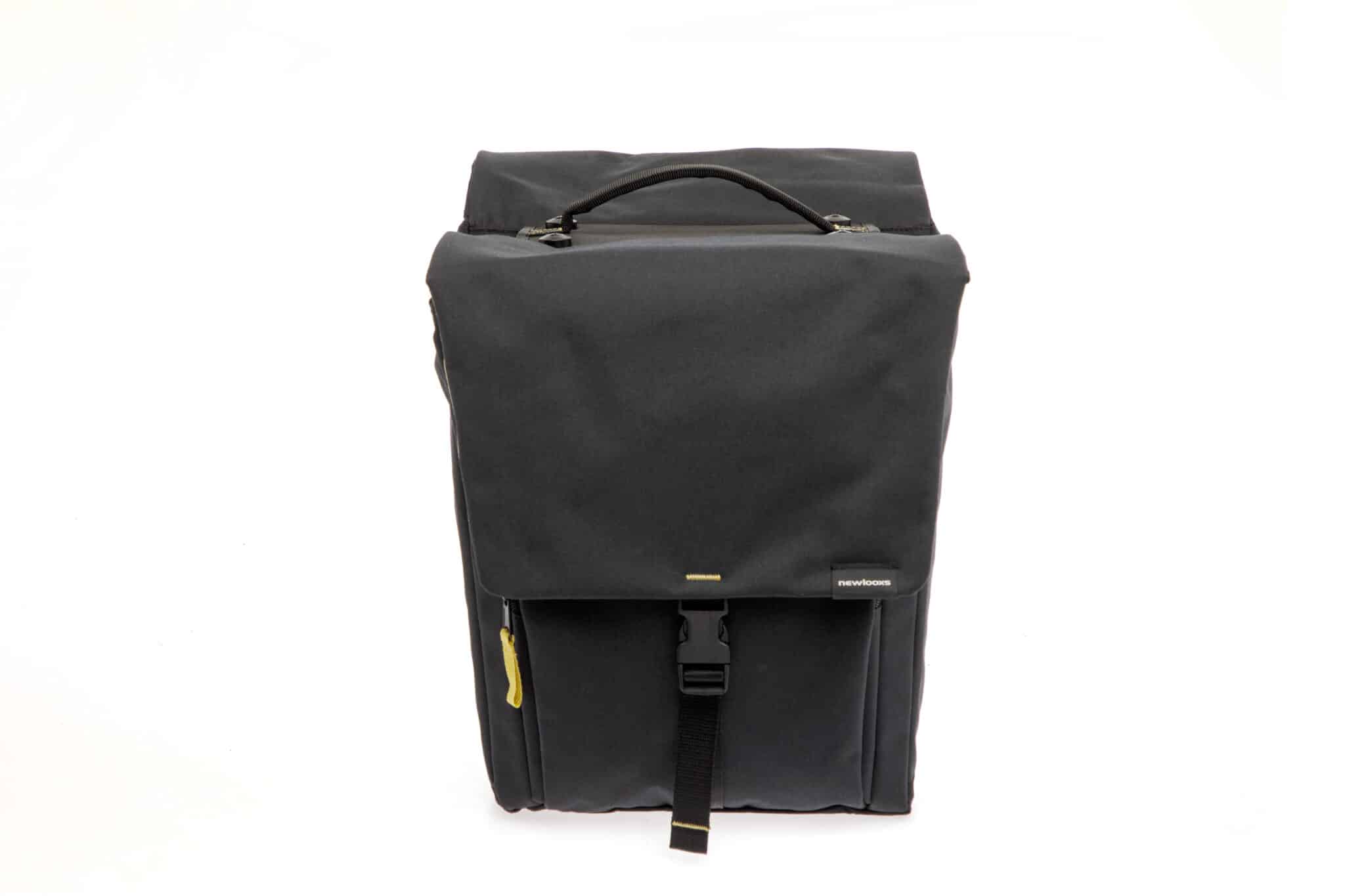 New Looxs Dubbele Fietstas Tulum 32L Zwart MIK 2.0 Waterafstotend Gerecycled