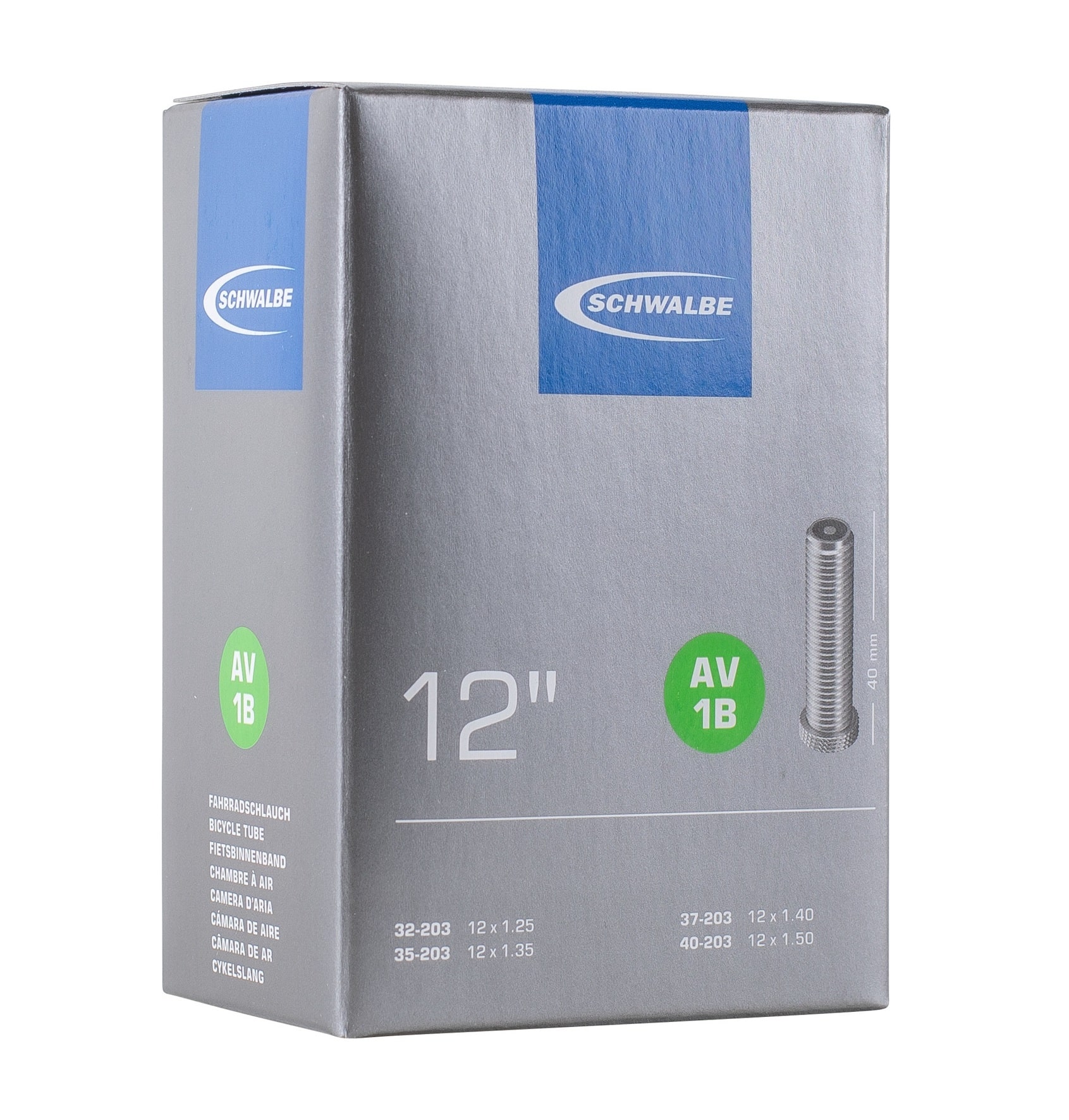 Schwalbe Binnenband AV1B 12 Inch 32/40-203 Autoventiel 40mm