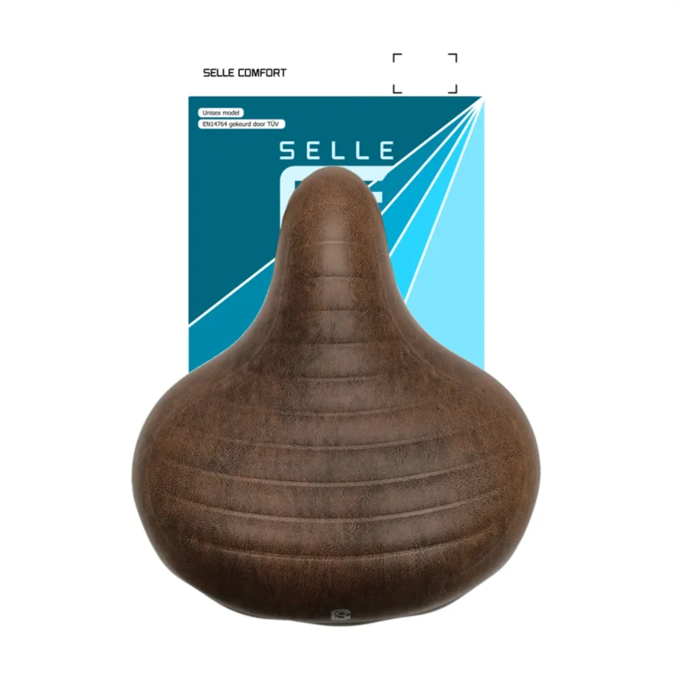 selle comfort wave zadel bruin comfortabel fietszadel unisex