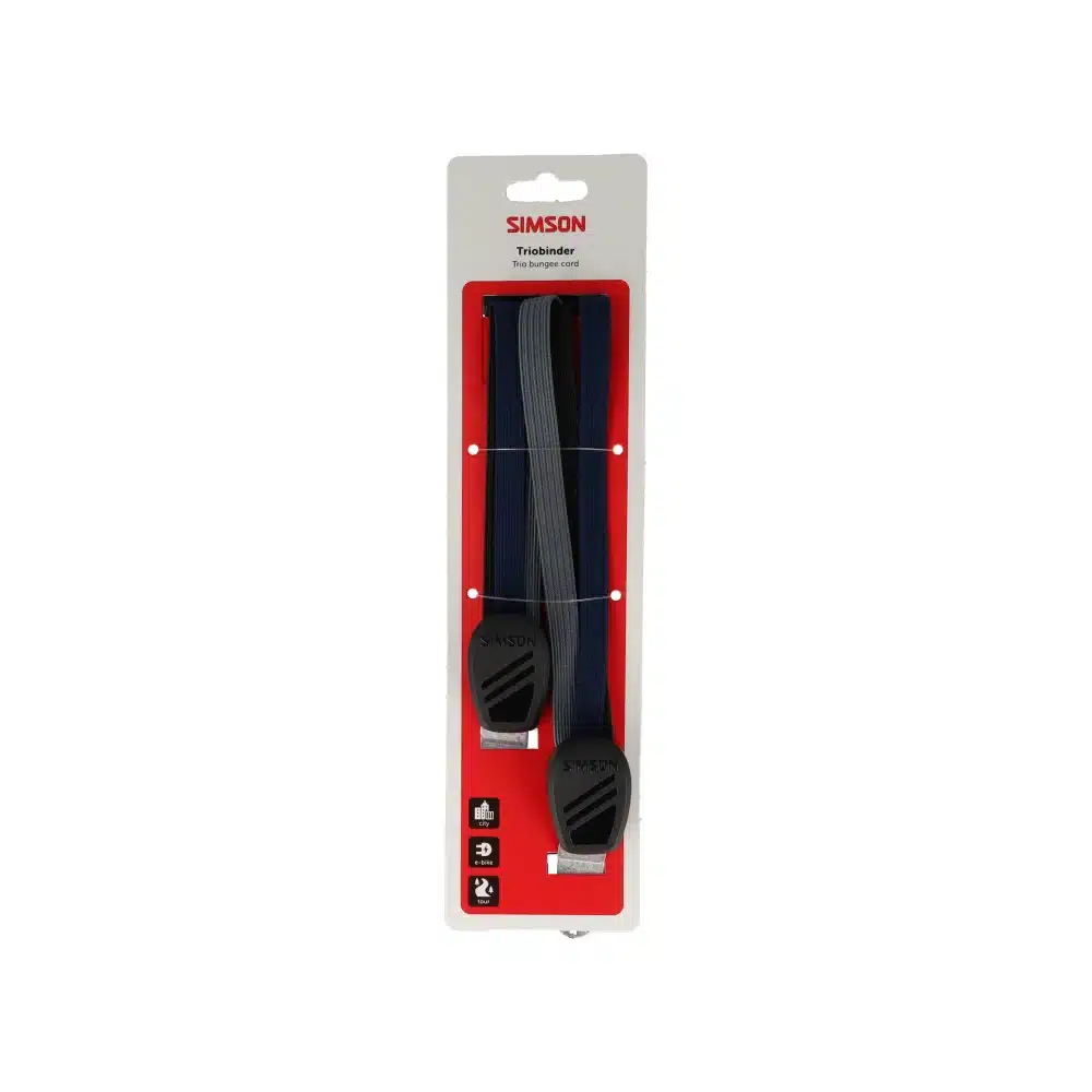 Simson Triobinder 60cm Zwart/Blauw/Antraciet