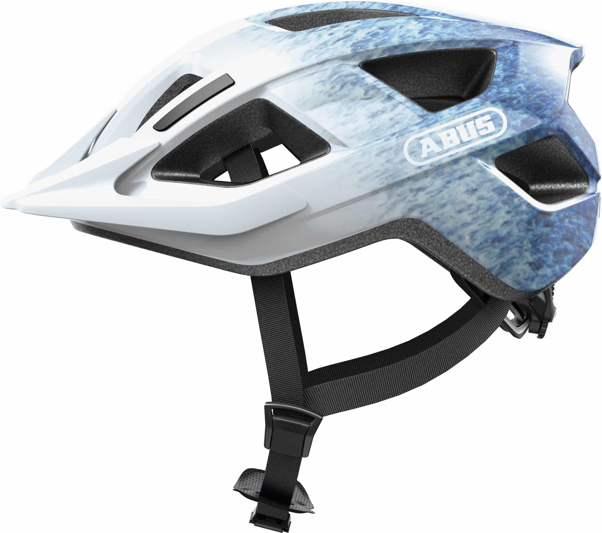 Abus Fietshelm Aduro 3.0 Paint Blauw Maat M 52-58cm