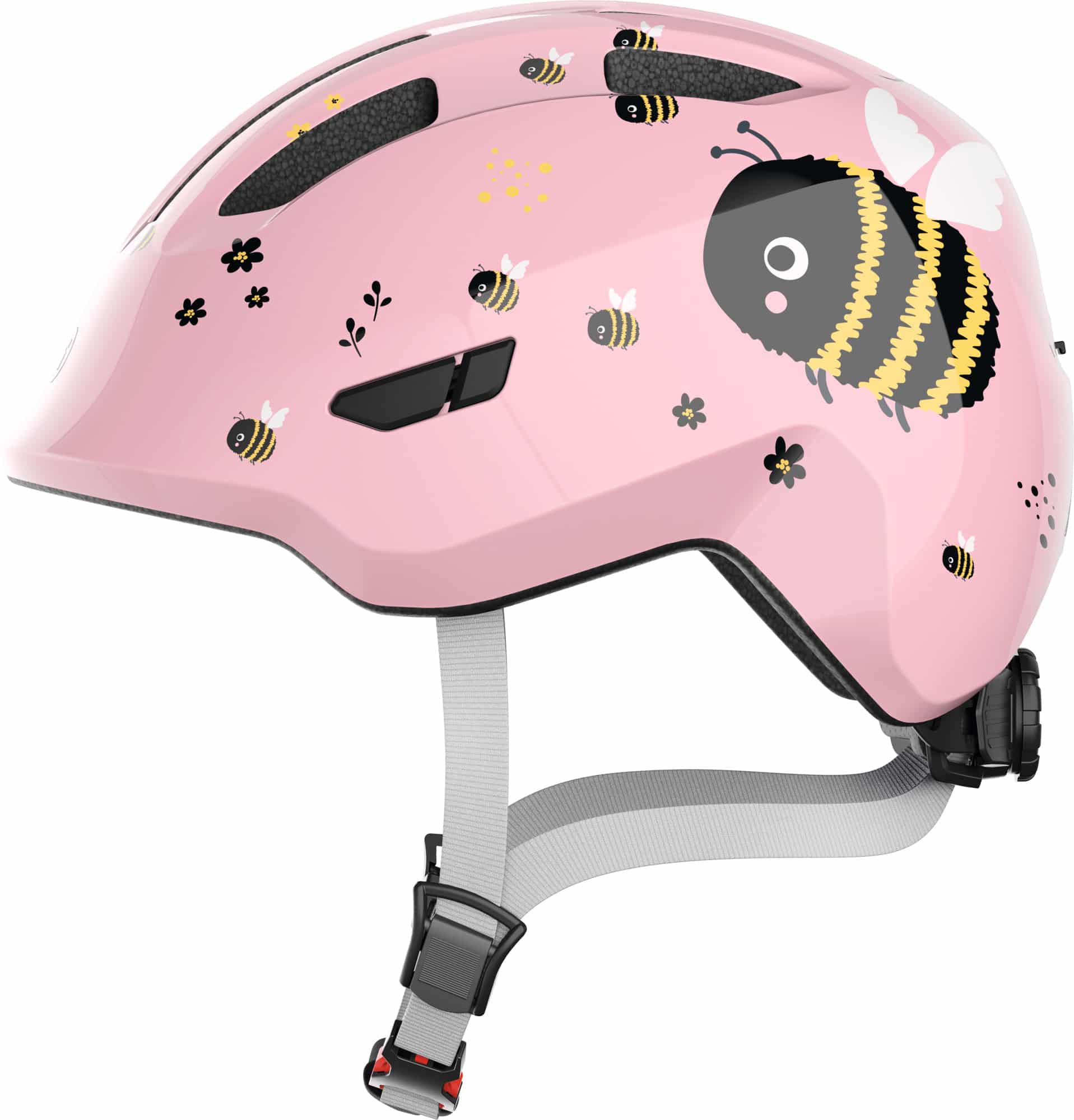 Abus Kinderhelm Smiley 3.0 Rose Bee Roze Maat S 45-50cm