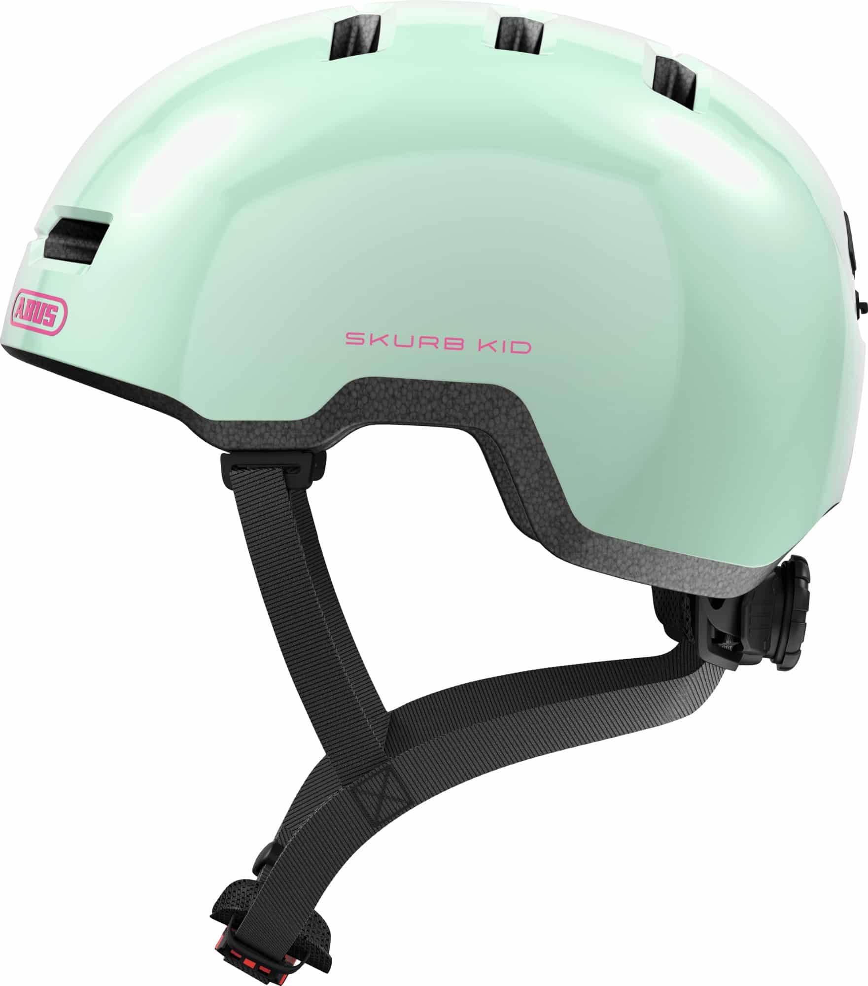 Abus Kinderhelm Skurb Kid Iced Mint Groen Maat S 45-50cm