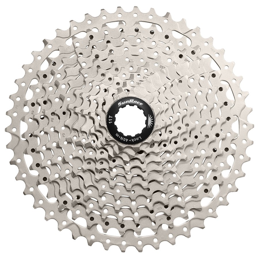 Sunrace Cassette 11-speed 11/42 Metallic (CSMS8) Staal Shimano HG