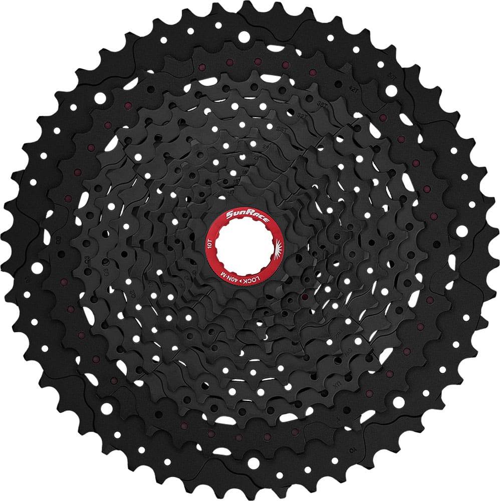 Sunrace Cassette 12-speed 11/51 Zwart (CSMZ800) Staal Shimano HG