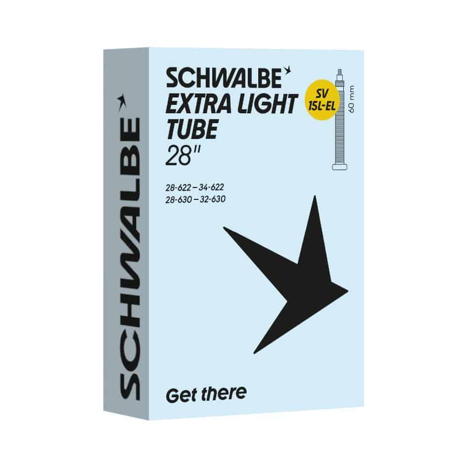 Schwalbe Binnenband SV15L-EL 28 Inch 28/34-622/630 Extra Light Fransventiel 60mm