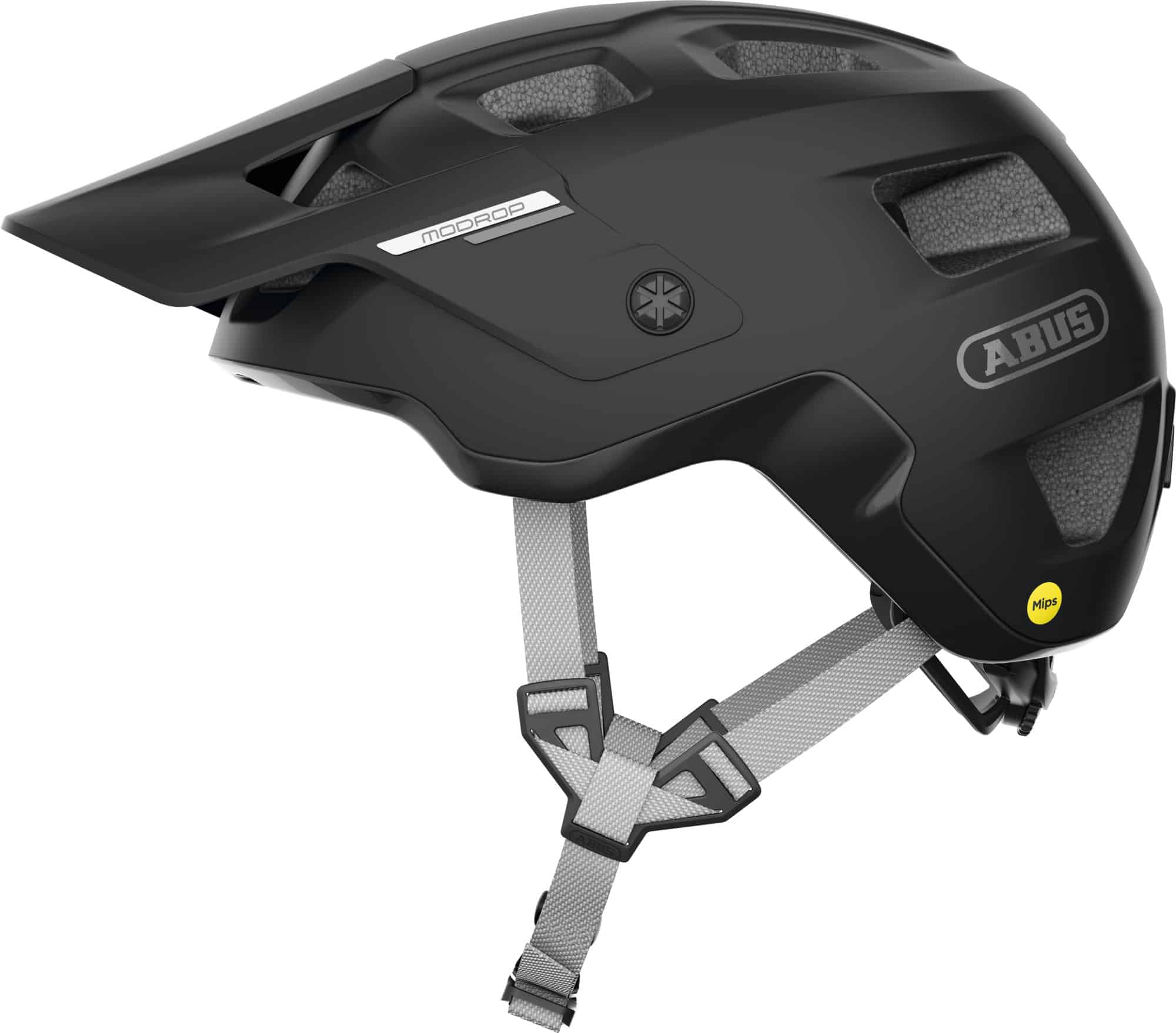 Abus MTB Helm MoDrop MIPS Muted Zwart Maat S 51-55cm