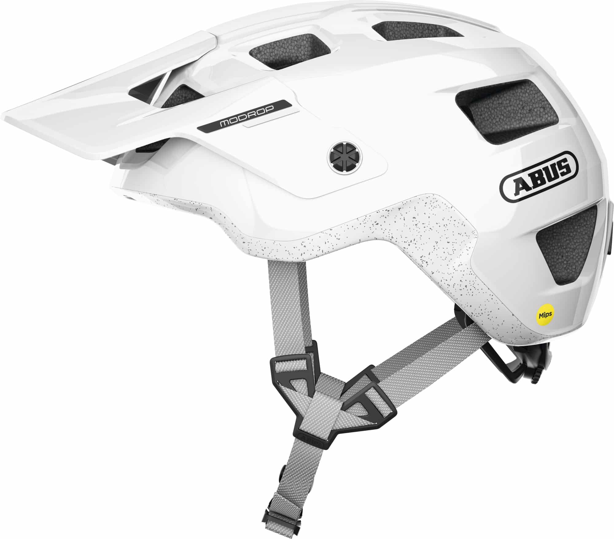 Abus MTB Helm MoDrop MIPS Alpine White Maat L 57-61cm