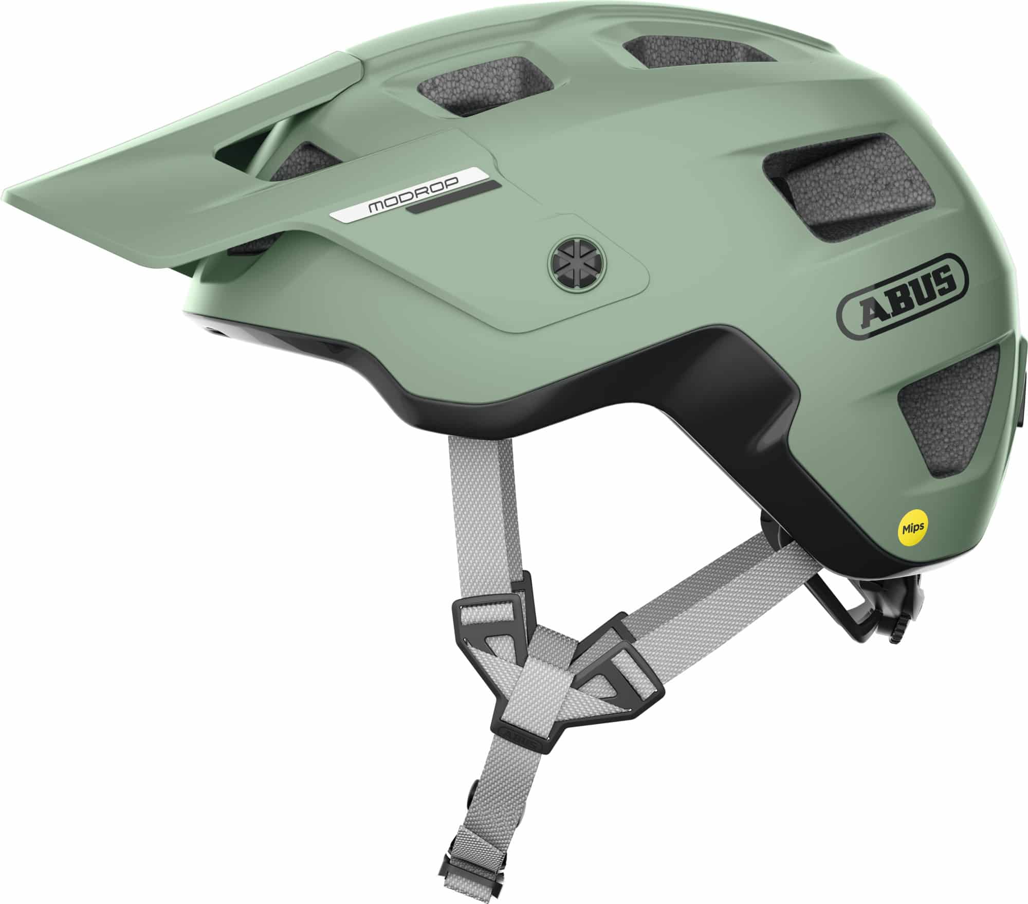 Abus MTB Helm MoDrop MIPS Mist Groen Maat M 54-58cm