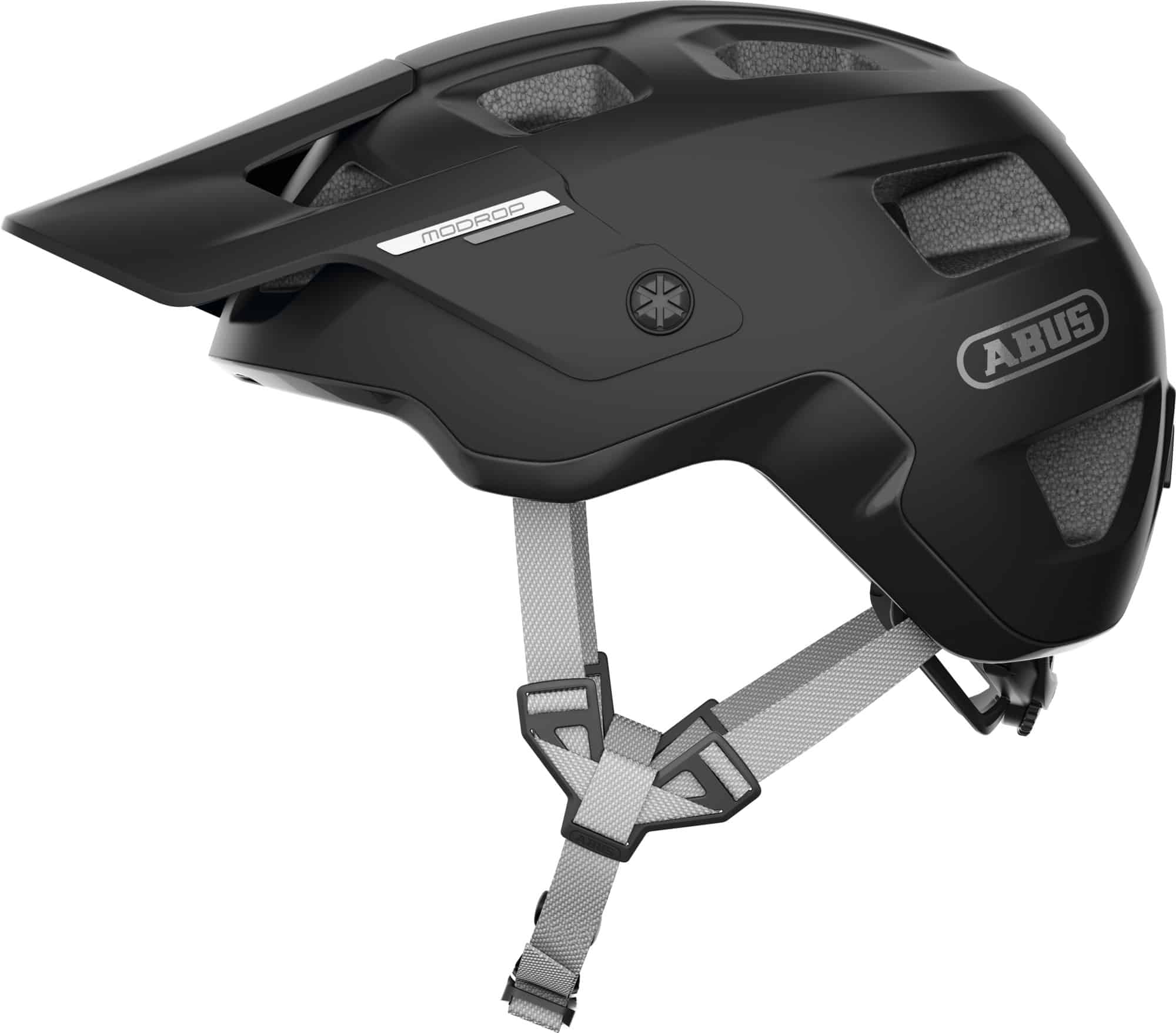 Abus MTB Helm MoDrop Muted Zwart Maat S 51-55cm