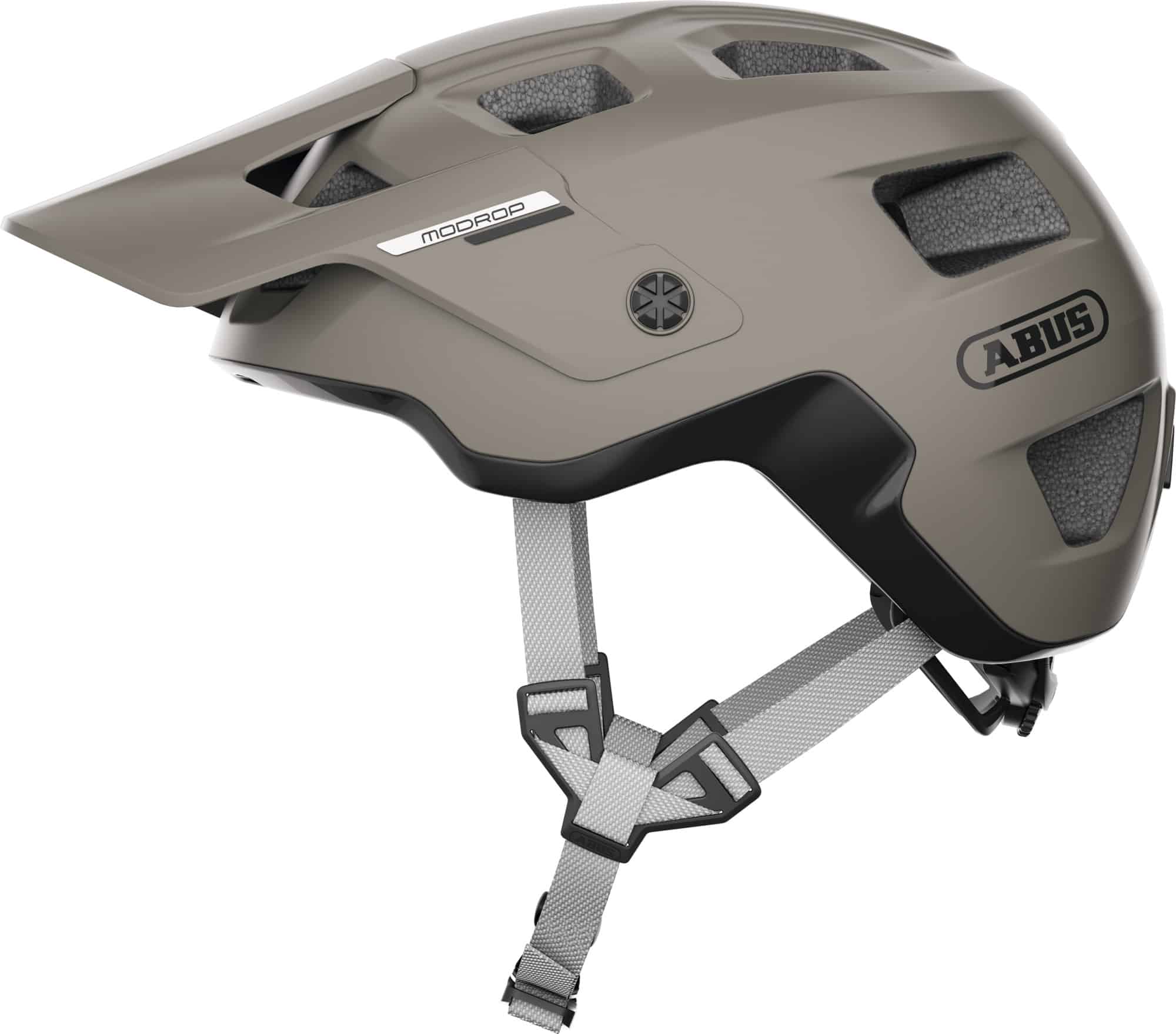 Abus MTB Helm MoDrop Dust Grijs Maat L 57-61cm