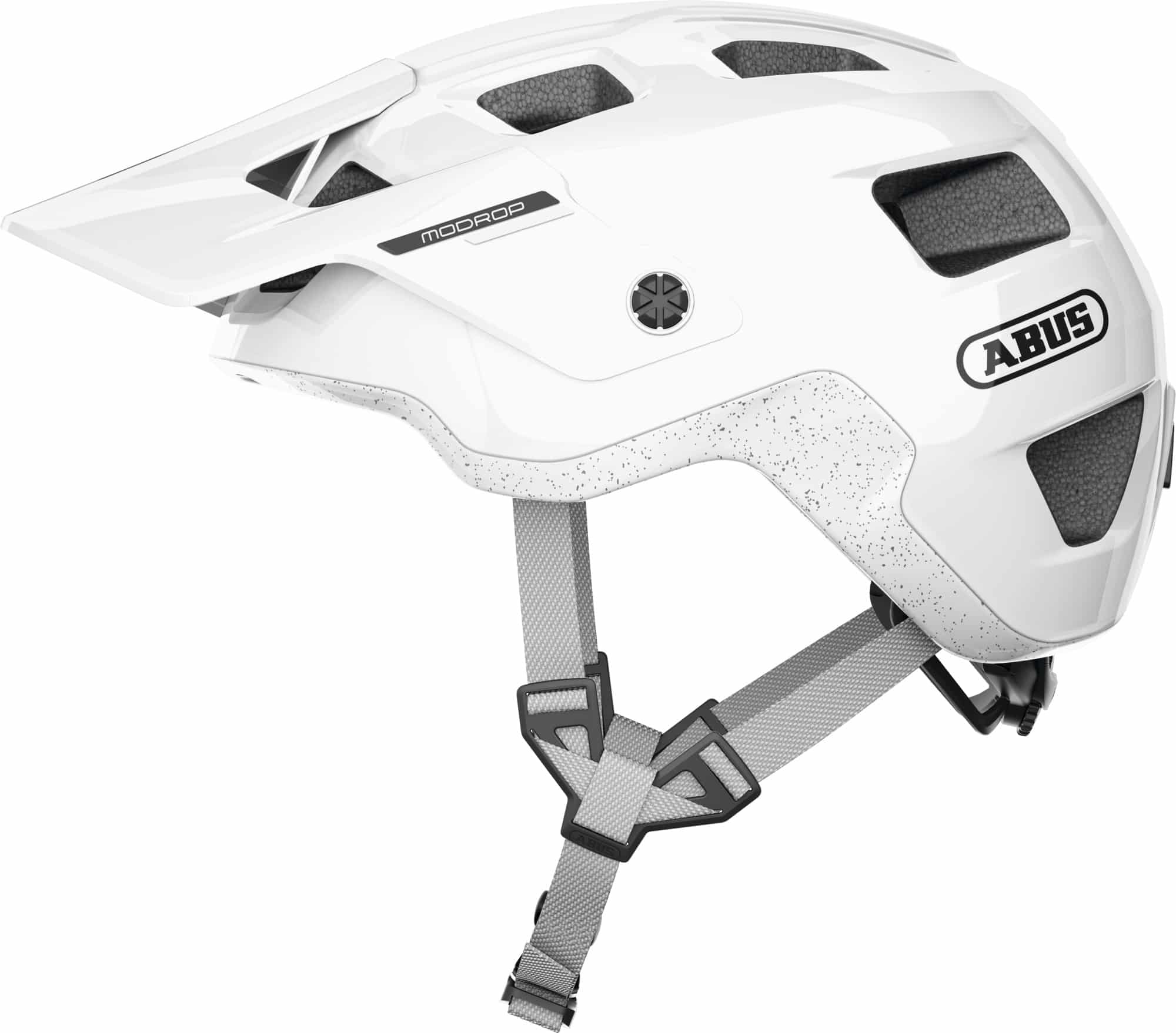 Abus MTB Helm MoDrop Alpine White Maat M 54-58cm