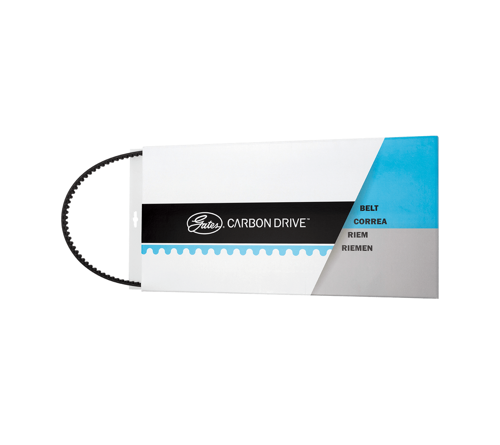 Gates CDC belt Carbon Drive 132 tands zwart