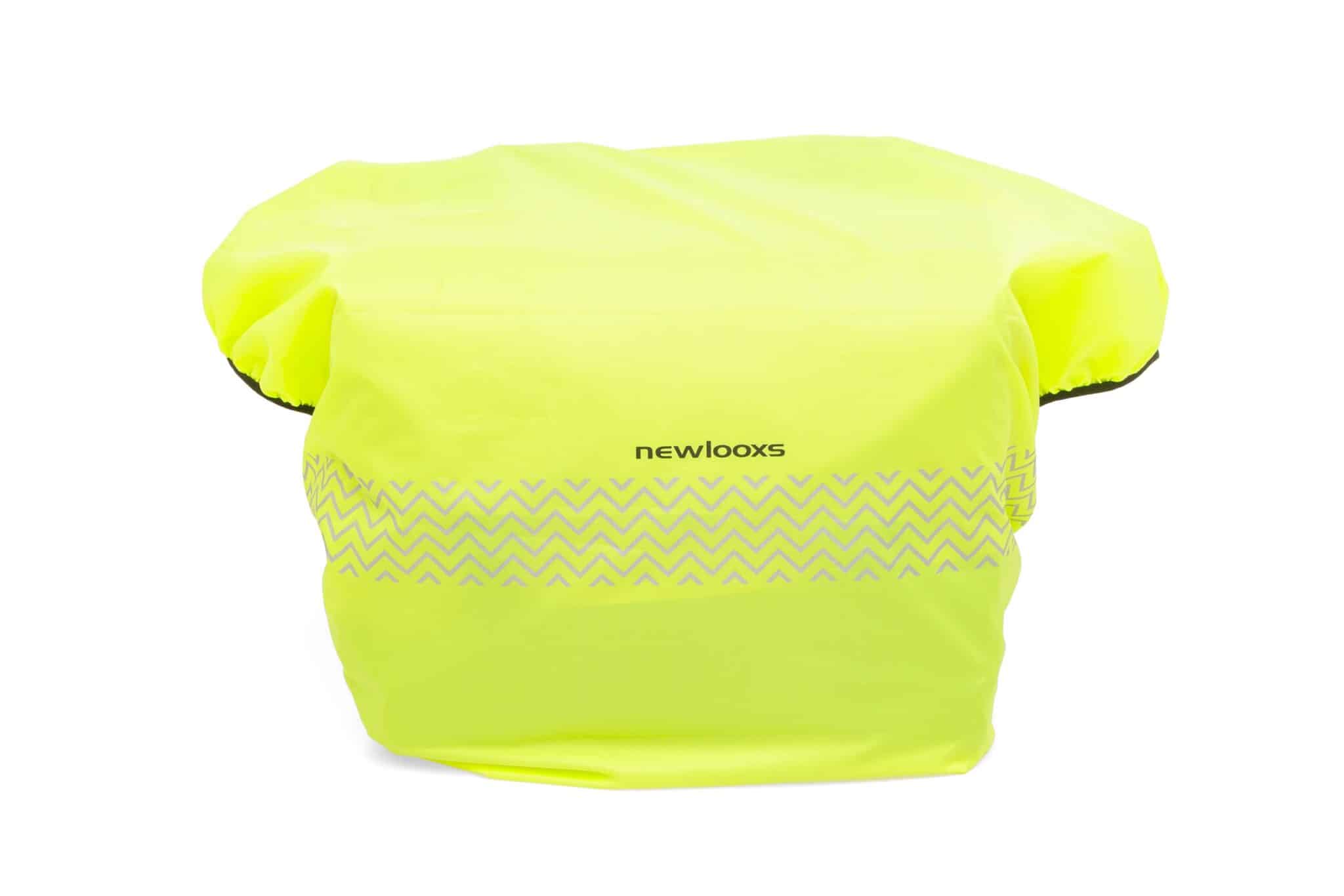 New Looxs Regenhoes Fietstas Dubbel Neongeel 50x50 (2x)