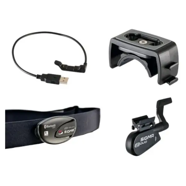 Sigma iD.TRI GPS Sporthorloge + Sensorset Neon Groen