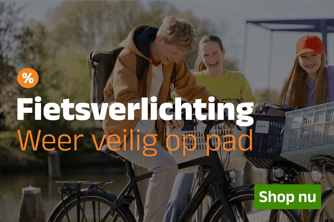 Fietsverlichting, weer veilig op pad. Shop nu.