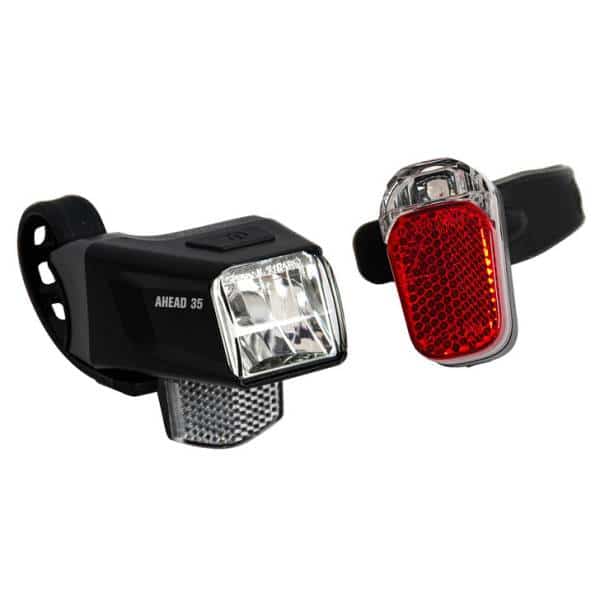 Büchel Ahead 35 koplamp en Z-Fire Micro achterlicht zwart