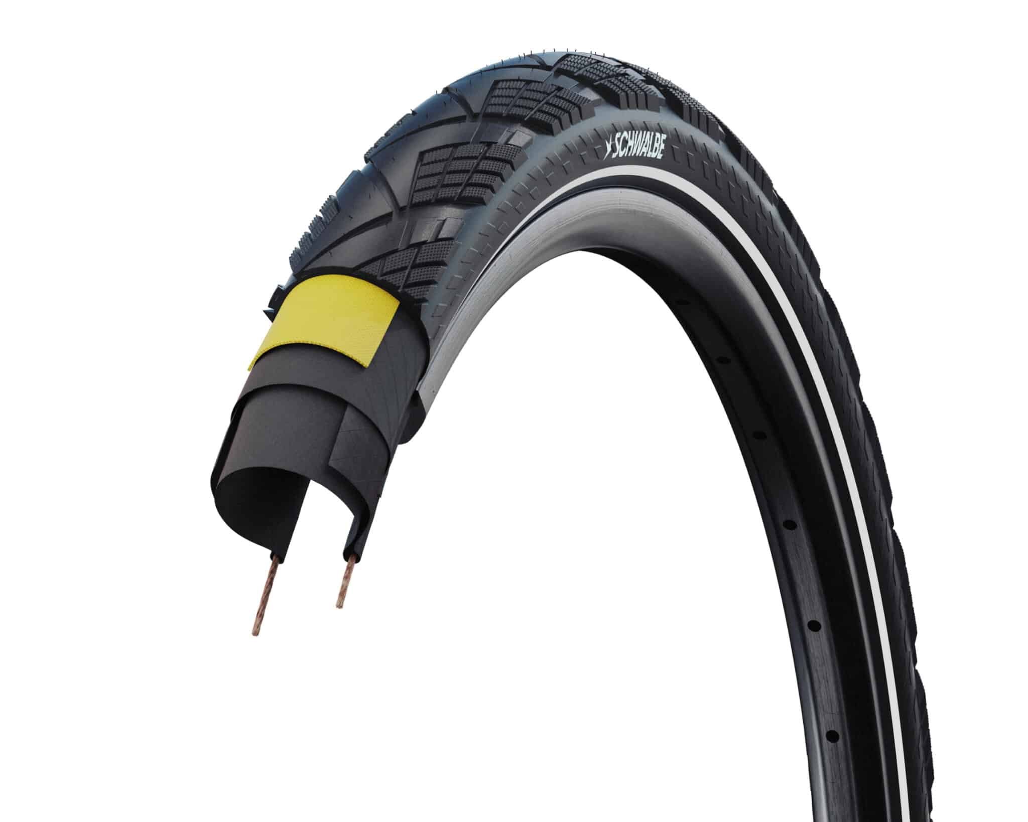 Schwalbe Buitenband Marathon Efficiency Pro 50-622 Zwart Reflectie Vouwbaar TLR